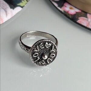Or Paz Silver Love You Ring